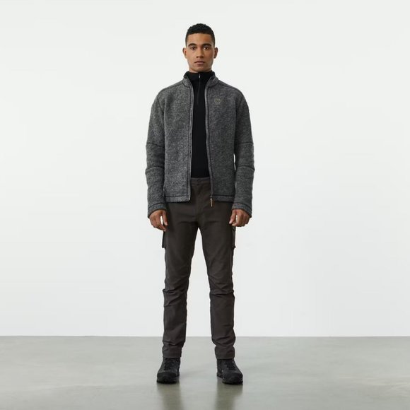 66 North Other - 66 North Kaldi Wool Jacket Ash Grey Size Large Icelandic